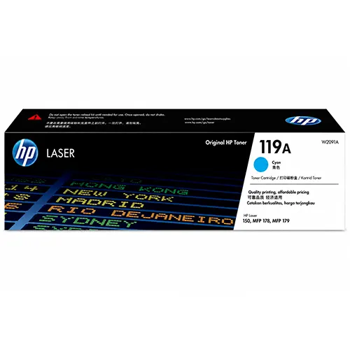 hp 119A cyan toner cartridge