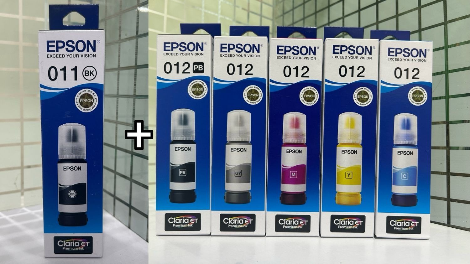 EPSON 011/012 Ink Bottle Set