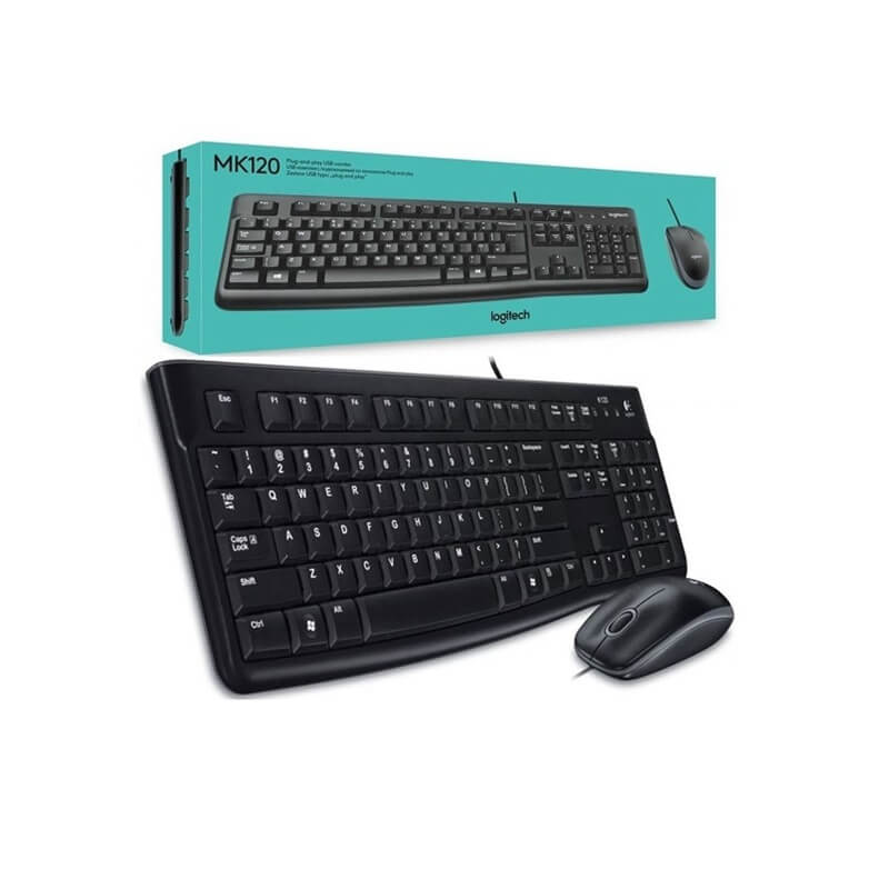 Logitech - Kit Clavier-Souris MK120